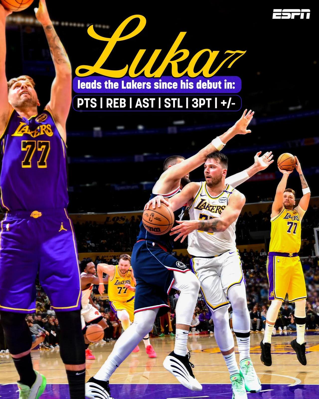 湖人惊艳全场，三连败助攻爆棚，东契奇逆转取胜！的简单介绍